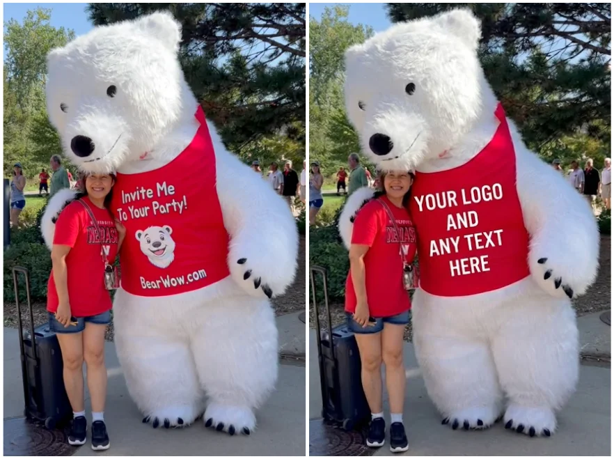 Custom Branded Bear Jersey with Logo